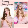 Rose Gold 10th Birthday Sash and Tiara for Girls, 10th Birthday Decorations for Girls, 10th Birthday Crown and Sash Set, Happy 10th Birthday Decorations, 10th Birthday Gifts for Girls