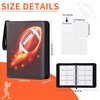 Zettokete Football Card Binder with Sleeves 400 Pockets, Football Card Holder Book for Sports Cards Collection