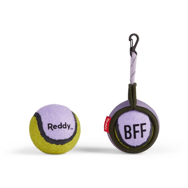 Reddy Lilac On-The Go Ball with Holder Dog Toy X-Small Pack of 2