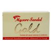 Mysore Sandal Gold Soap, 125 Grams Per Unit (Pack of 4) - Purest Sandalwood Soap - Grade 1 Soap - TFM 80% - Suitable for ALL Skin Type - Zero Dryness - Natural Sandalwood & Almond Oil Soap
