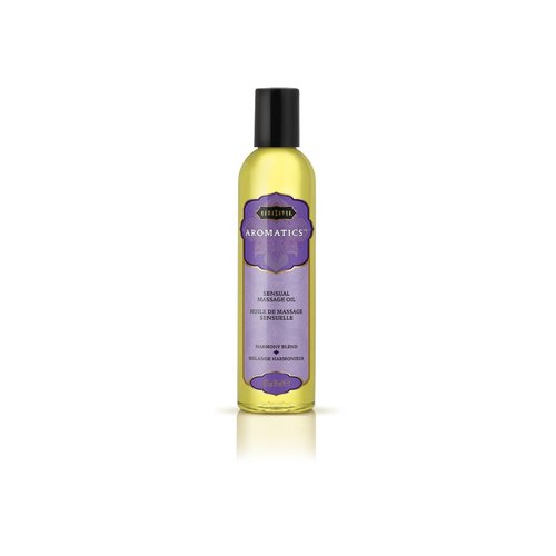 KAMA SUTRA Aromatics Massage Oil Harmony Blend – 2 oz Rich Blend of Natural Essential Oils - Juniper, Pine, Lavender and Rosemary - Date Night Couples Full Body Massage Oil for Daily Use Body Care