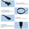 5.9FT Sewing Machine Power Cord,FNKTQL AC Power Cord Cable,2-Prong Power Cord Compatible with Brother, Singer, Bernina, Baby-Lock, Viking, Pfaff Sewing Machine