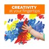 Crayola Washable Finger Paint, White, 16 Ounce, School Painting Supplies, Gifts for Kids, 3, 4, 5, 6
