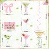 A Tiny Bit Older Birthday Party Hanigng Swirl Decorations, Martini Bow Party Decor, Tini Bar Party Ceiling Streamers for Girls Martini Birthday Party, Martini Bachelorette Bridal Shower Party Supplies