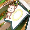 1 Year Old Birthday Banner,Baby Monkey First Birthday High Chair Banner, High Chair Banner 1 Year Old Birthday Boy, Safari Birthday High Chair Banner, Jungle Party First Birthday Chair Banner