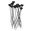 AUEAR Pull Hair Pin Quick Beader for Loading Beads, Automatic Ponytail Maker and Styling Kit (16 Pack, Black Color)