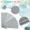 23 Gauge Pin Nails Headless Pins Nails 7 Sizes Assorted Galvanized Brad Nails 2/5 Inch to 1 Inch, Pin Nails for Molding Cabinetry Building Assembly, 3500 Pieces (Stainless Steel)