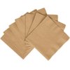 Amscan 19 3-Ply Beverage Napkins Party Supply, 5" x 5" Pack of 40, Gold