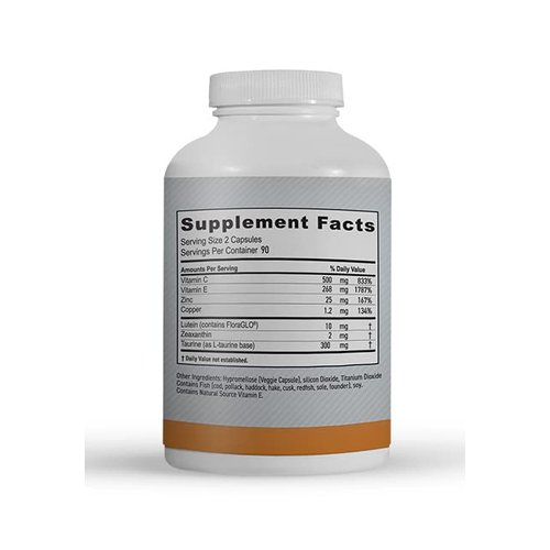 MaxiVision® Eye Formula - Eye Vitamin Based on AREDS 2 Study - Age-Related Macular Support (1 B, 180 Capsules)