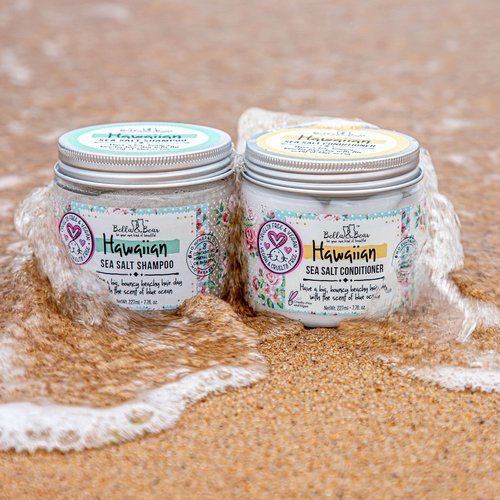 Bella & Bear Hawaiian Sea Salt Volumizing Shampoo, Exfoliating, Cruelty Free, Ocean Scent, 6.7oz