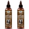 Difeel 99% Natural Premium Hair Oil - Caffeine & Castor Hair Oil 8 oz. (PACK OF 2)