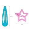 Starneey 100 Pcs Hair Clips Cute Hair Clips Girl Mini Metal Snap Hair Clips Barrettes Candy Color Small Hair Pins Hair Accessories for Kids, Baby, Teens, Toddlers, Women