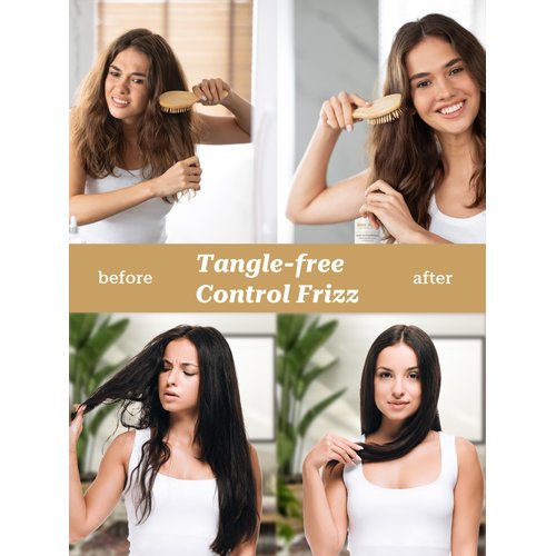 Dao Hair Silky Smooth Leave-In Conditioner - Jojoba Oil & Silk Amino Acids, Repair & Treatment for Curly, Dry, Damaged, Frizzy, Wavy, Fine Hair - 12oz