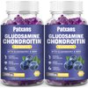 Patxans 2 Packs 3000MG Glucosamine Chondroitin Gummies - Extra Strength Joint Health & MSM Elderberry Natural Joint Support Supplement, Flexibility, Antioxidant Immune Support for Adults, 120 Gummies.