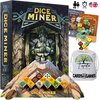 Dice Miner Board Game Bundle with Fapeto Travel Drawstring Dice Bag