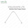 HealthAndYoga™ SteloSwipe Lite Stainless Steel Tongue Cleaners - Disposable Metal Tongue Scrapers Bulk Pack (Pack of 12) - Oral Hygiene Scraper- Prevents Bad breath – Replacement and Gift Pack