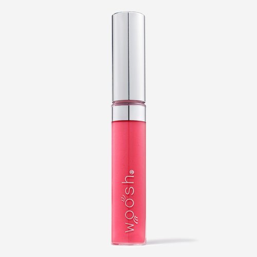 Woosh Beauty, Spin-On Lip Gloss, Hydrating Hyaluronic Acid &amp; Shea Butter, No Fine Lines, Shine Fi...