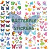 Kid Temporary Tattoos Stickers Christmas Party Favors for Kids 4-8 Kids Fake Tattoos (Butterfly Tattoos-12 piece)