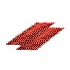 20 Pieces Car Air Conditioner Decoration Strip for Vent Outlet, Universal Waterproof Bendable Air Vent Outlet Trim Decoration, Suitable for Most Air Vent Outlet, Car Interior Accessories (Red)