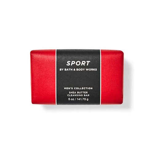 Bath & Body Works Sport Shea Butter Cleansing Bar Soap 4.2 oz (Sport), Pack of 1