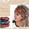 STGDAK Boho Headbands For Women Fashion Wide Head Band Knoted Sweatband Turban Stretch Hair Bands Yoga Running Elastic Headband Stylish Wrap Headbands Hair Accessories for Teen Girls 3 Pack