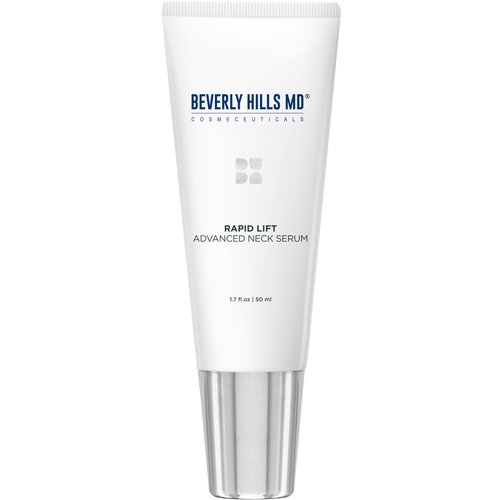 Beverly Hills MD Rapid-Lift Advanced Neck Serum- Reduce Wrinkles & Tone Skin- Anti-Aging Formula for Lifting and Smoothing Sagging Skin on Neck, Chin, & Chest w/Polyphenols- Refreshing Floral Scent