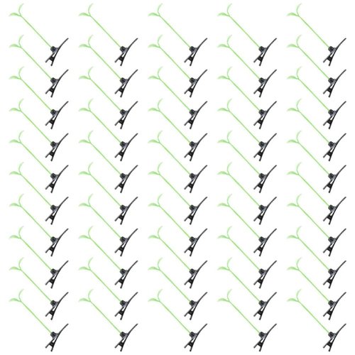 Bean Sprout Hair Clips, 100PCS Green Plant Hair Clips, Unique Pea Hairpin Little Grass Barrette Hair Accessories Kids DIY for School Home Party