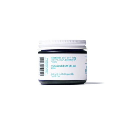 PurO3 Ozone Teeth and Gum Support, Ozonated Olive Oil for Complete Oral Care, Essential Oil for Advanced Dental Health and Fresh Breath (Peppermint/Stevia)