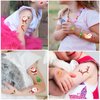 TopFunny Christmas Temporary Tattoos for Kids, 16 Sheets Santa Claus Tattoo Stickers Christmas Fake Tattoo Face Snowman Makeup Decals Gifts for Christmas Party Decorations Supplies