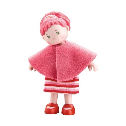 HABA Little Friends Doll Feli with Accessories - Mini Dolls, Dress Up Dolls, Dollhouse People Figures, HABA Toys, Action Figures for Doll House Play.