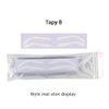 10pairs Type B Airbrush Eyebrow Stickers Eyebrow Auxiliary Sticker Disposable Microblading Eyebrow Stencil Shaping Sticker for Brow Shaping (White-Type B)