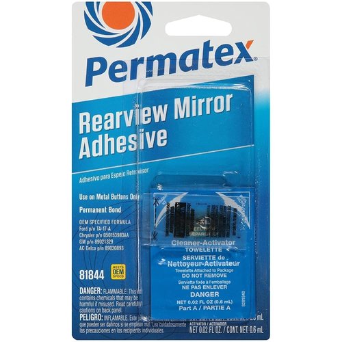 Permatex 81844 Professional Strength right Rearview Mirror Adhesive