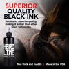 Hardline Premium Black Tattoo Ink - 8oz Tattoo Ink Tubes for Superior Continuous Lining and Shading - Non-Drying, Non-Muddy, Gamma Rayed, and Long-Lasting - Premium Quality Tattoo Ink