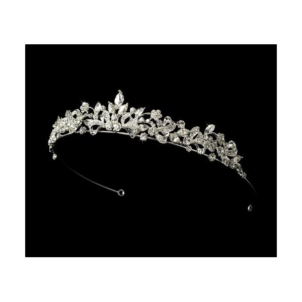 Marjolaine Floral Wedding Bridal Tiara