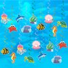Sea Animals Hanging Swirl Decorations Under The Sea Birthday Party Decor for Boys Girls Ocean Mermaid Themed Baby Shower Beach Party Favors Supplies