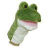 Aurora® Interactive Hand Puppet Frog Stuffed Animal - Storytelling Adventures - Playful Learning - Green 10 Inches