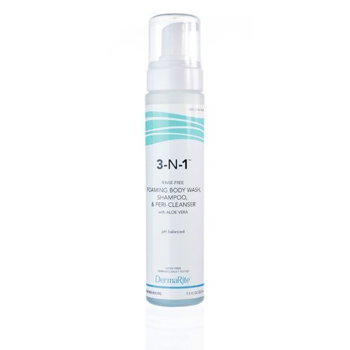 3-N-1 Cleansing Foam with Aloe Vera, 7.5 ounce