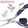Jewelry Pliers Set, Paxcoo 3Pcs Jewelry Making Tools Kit includes Needle Nose Pliers, Round Wire Cutters for Supplies, Wrapping, DIY Crafts, Beading