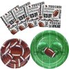 Football Party Plates and Napkins Football Party Decorations Football Party Favor Football Party Supplies Serves 20 Guests