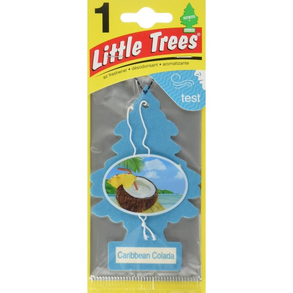 LITTLE TREES Car Air Freshener | Hanging Paper Tree for Home or Car | Caribbean Colada
