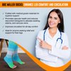 Doc Miller Open Toe Compression Socks, 20-30mmHg, Toeless Socks, Support Circulation, Shin Splints, Post Op, Medical Grade, Knee High, Dress Compression Socks for Men & Women, 1 Pair, Small Size