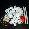 URIMPAVIDO 75PCS Plastic Gears Set Motor Gears for Motor DIY Model Toy RC Car Helicopter Gear Replacement