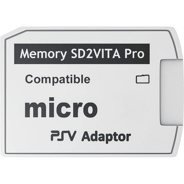 Skywin SD2Vita PS Vita Memory Card Adapter, Compatible with PS Vita 1000/2000 3.6 or PS Vita HENkaku System