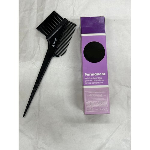 A-HOOT 3-IN-1 COMB/BRUSH WITH S0-COLOR PERMANENT HAIR COLOR (509N)