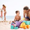 MIFXIN Kids Beach Toys Toddlers Sand Toys Set 11pcs with Sand Truck Bucket Shovels Rakes Beach Castle Molds Water Can