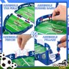 3 otters Tabletop Soccer Game Set, Mini Football Soccer Game Board for Foosball Pinball Kids Adults Interactive Game Room Family Night