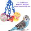 Bonka Bird Toys 1478 Roller 5" by 3.50", Parrot Puzzle Pull Cage Toy, Parrotlet, Budgies, Conures, and Similar