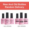 AIMEILI Soak Off U V LED Gel Nail Polish - Base Coat, Matte Top and No Wipe Top Coat Kit Set 10ML