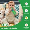 Fu Store 3 Pack Baby Teether Toy Chew Toy for Babies 0-12 Months 6-36 Months TV Remote Control Shape Teething Relief Baby Toys for Infants Learning Developmental Soothe Babies Gums Gifts Set