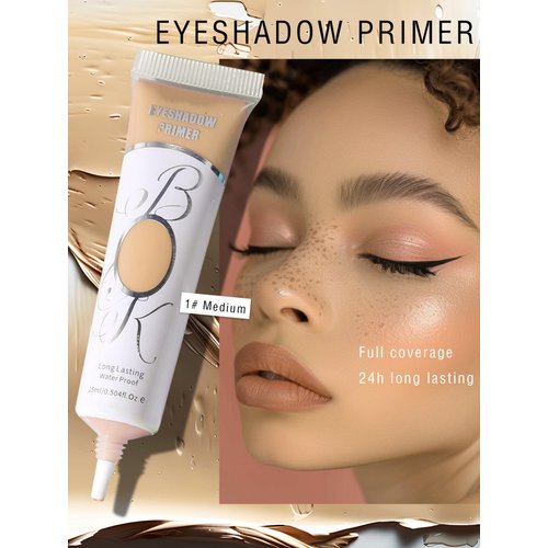 MAEPEOR Matte Eyeshadow Primer 6 Colors Prevent Oily Lids and Creasing Eye Primer Base Long-lasting Waterproof & Smudgeproof Eye Primer Makeup for All Shadows (Medium)